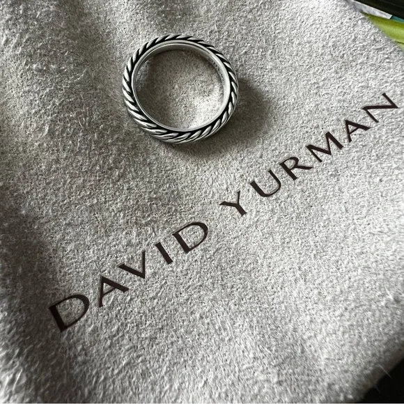 DAVID YURMAN Cable Collectibles® Stack Ring Sterling Silver - Picture 6 of 14